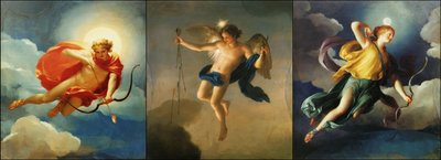 Personification of Three Parts of the Day in Greek Mythology by Anton Raphael Mengs